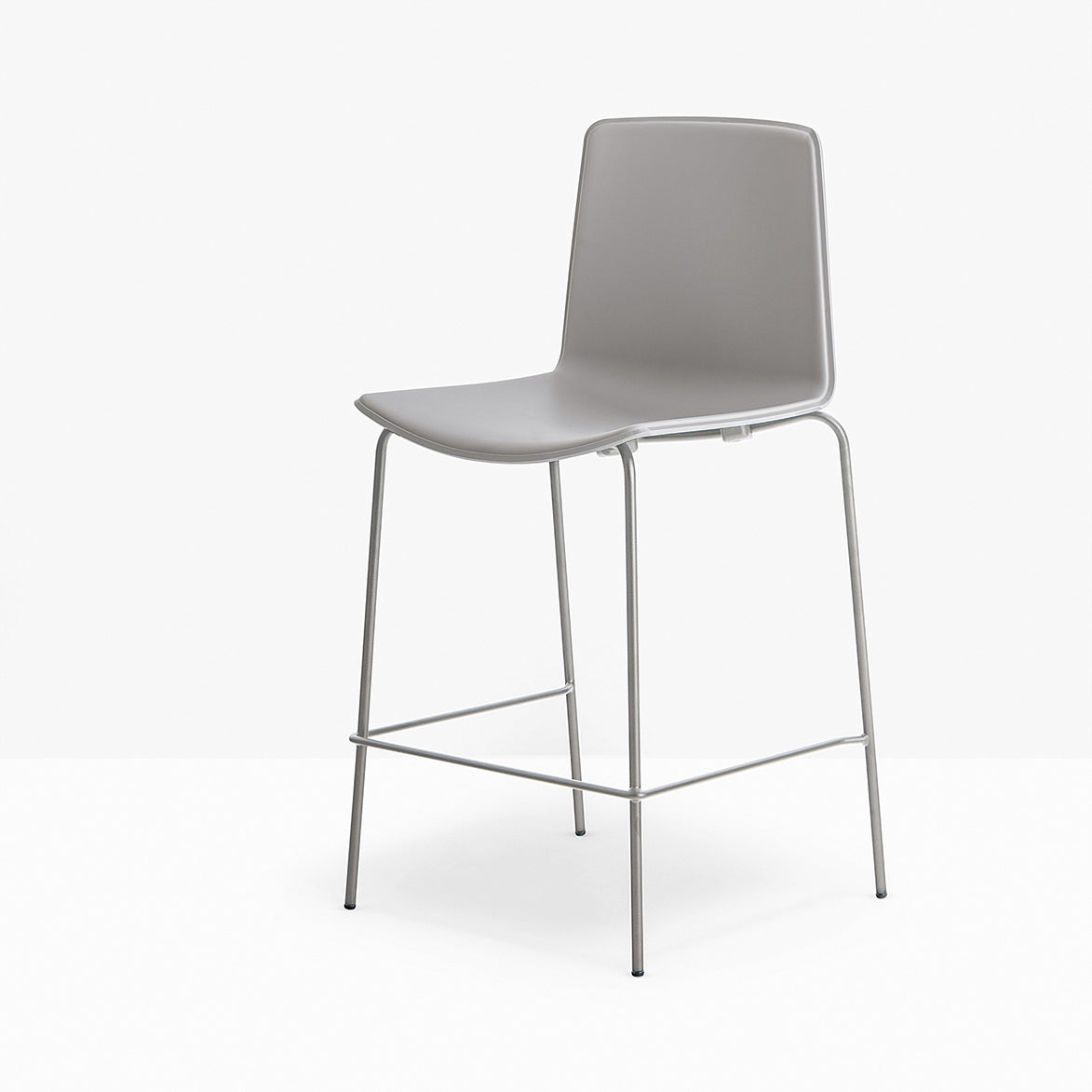 Tabouret de comptoir Tweet beige, structure beige