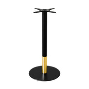 Piètement de bar Lina BI 108 cm — base bicolore compacte pour zone de comptoir