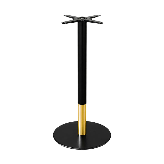 Piètement de bar Lina BI 108 cm — base bicolore compacte pour zone de comptoir