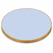 Plateau de table Capri rond – Chant laiton bakélisé