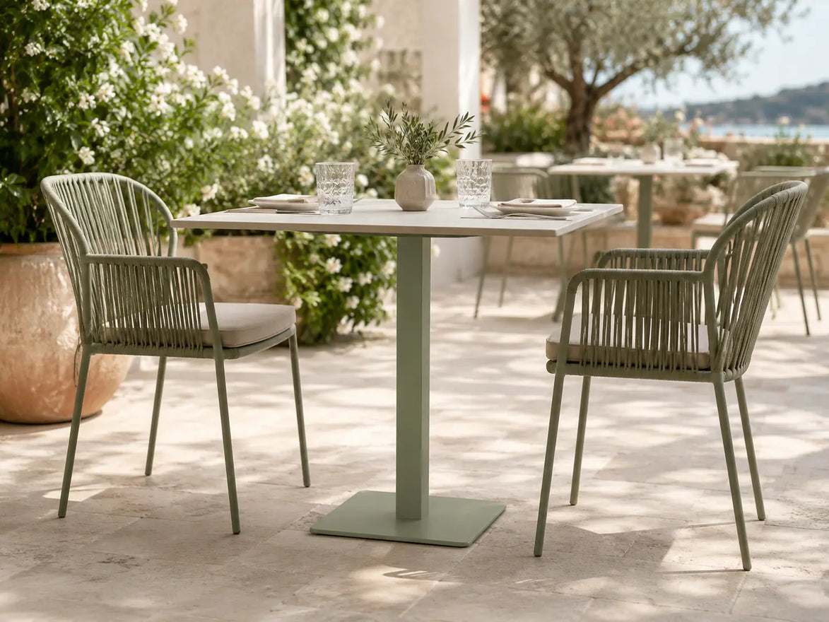 Piètement de bar Lionel carré 108 cm