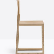 Chaise Brera 380 chêne blanchi vue de profil