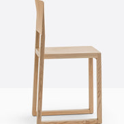 Chaise Brera 380 chêne blanchi vue arrière