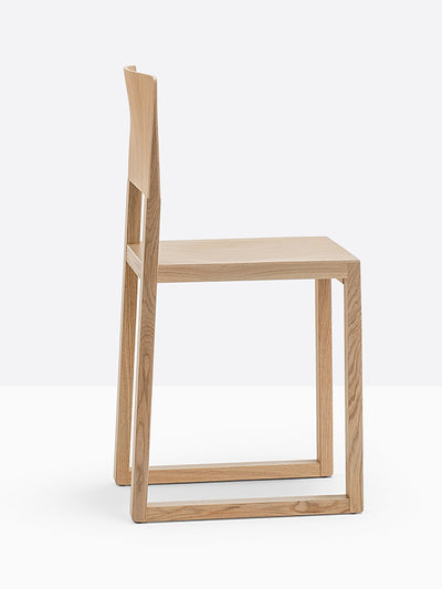 Chaise Brera 380 chêne blanchi vue arrière