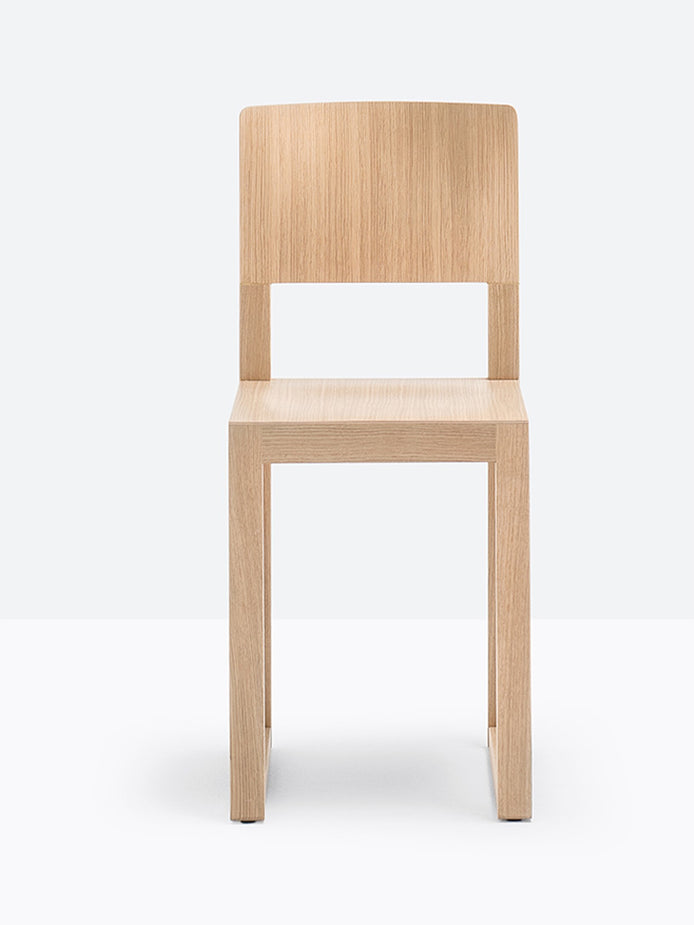 Chaise Brera 380 Pedrali chêne blanchi