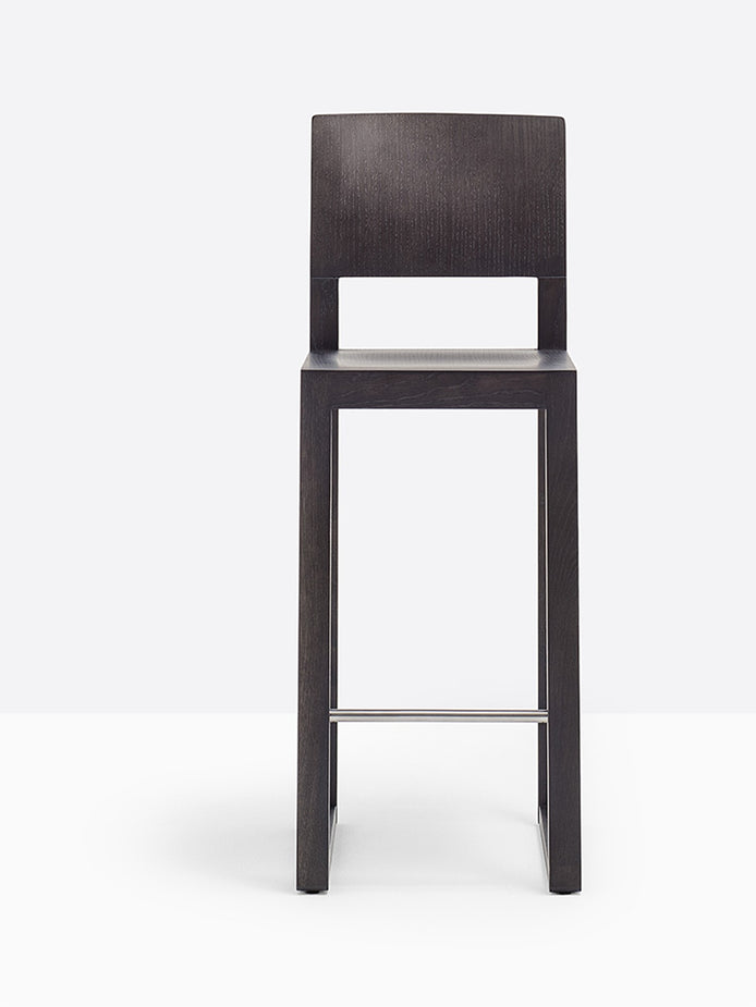Tabouret de bar Brera 382 Pedrali wengé
