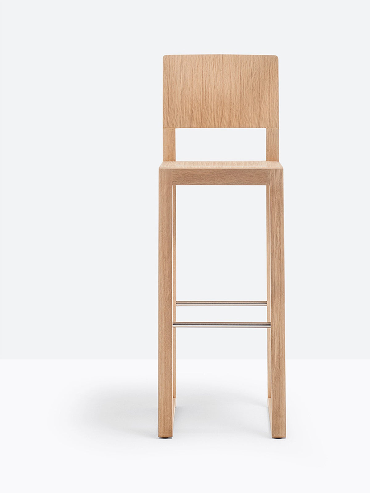 Tabouret de bar Brera 386 Pedrali chêne blanchi