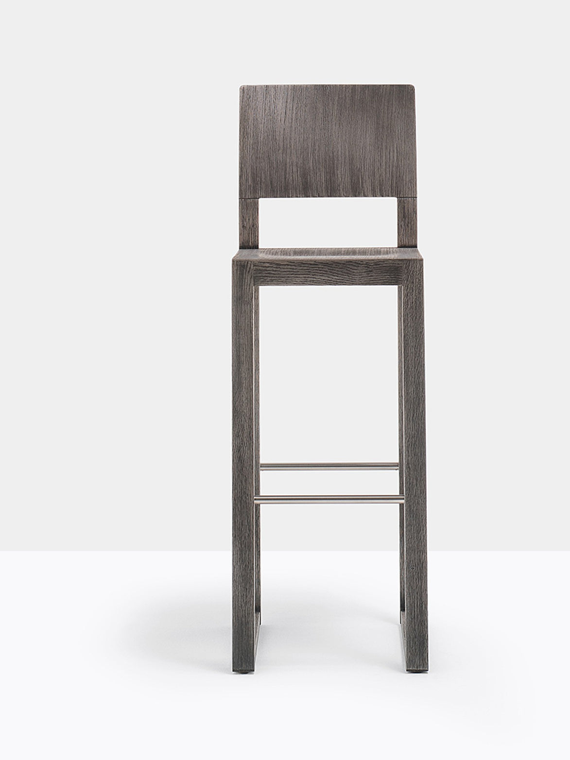 Tabouret de bar Brera 386 wengé vintage
