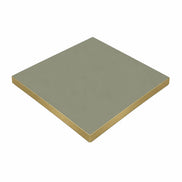 Plateau de table Capri carré – Chant PVC effet laiton