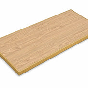 Plateau de table Capri rectangle – Chant laiton bakélisé