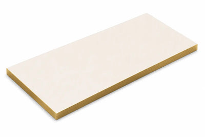 Plateau de table Capri rectangle – Chant PVC effet laiton