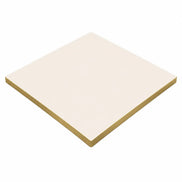 Plateau de table Capri carré – Chant PVC effet laiton