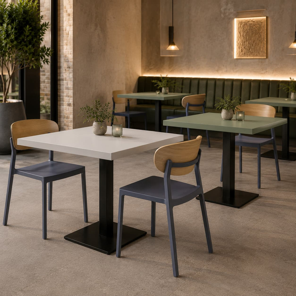 Plateau de table Capri carré – Mélaminé