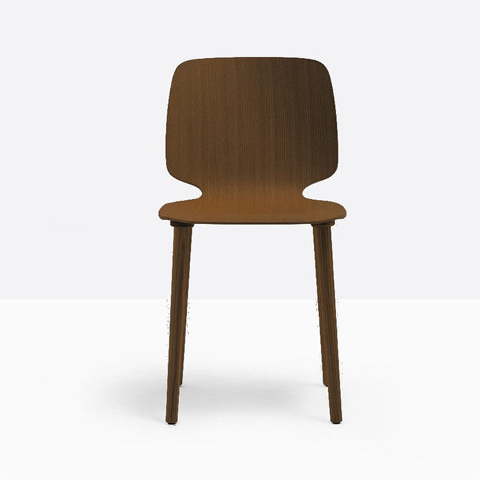 Chaise Babila acajou