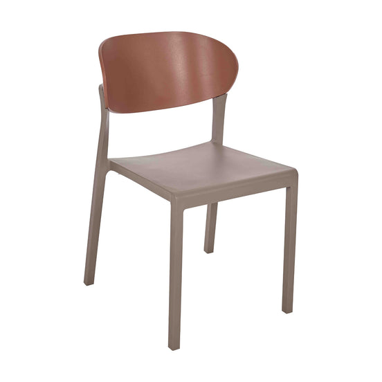 Chaise Bake Ezpeleta Taupe-Terracota