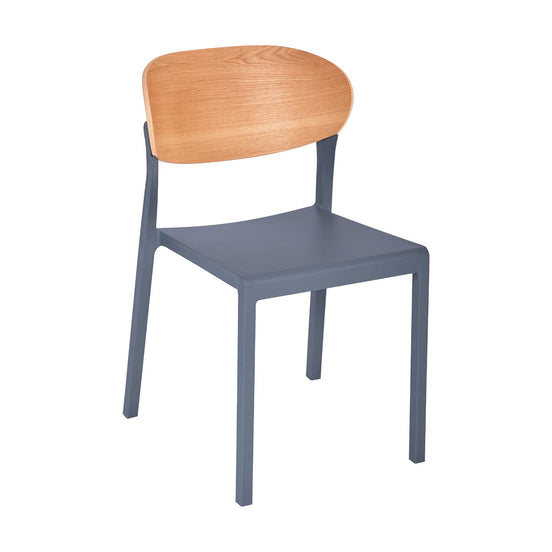 Chaise Bake Wood Ezpeleta Indigo