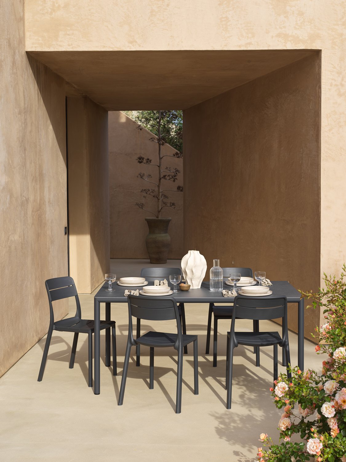 Chaise Cassia Bistrot Nardi – mise en scène terrasse