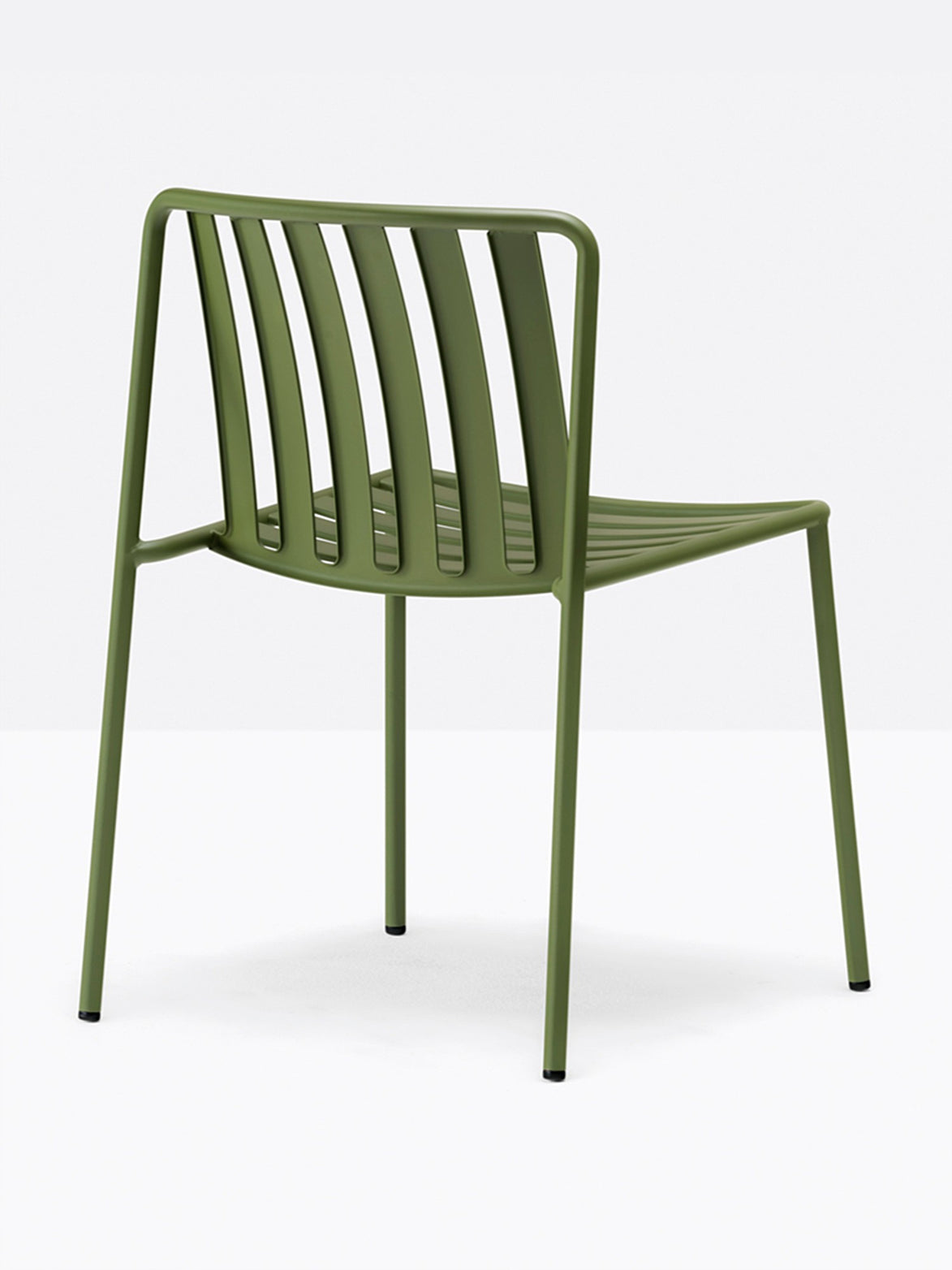 Chaise Coney vert olive vue de dos