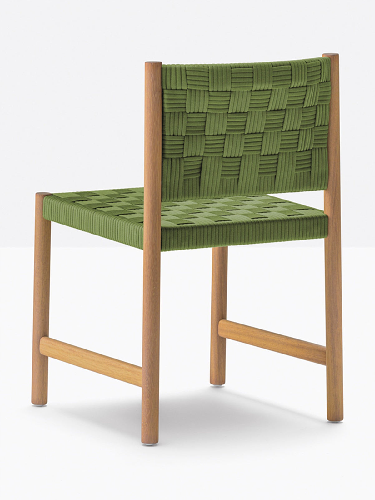 Chaise Griante vert olive vue de dos