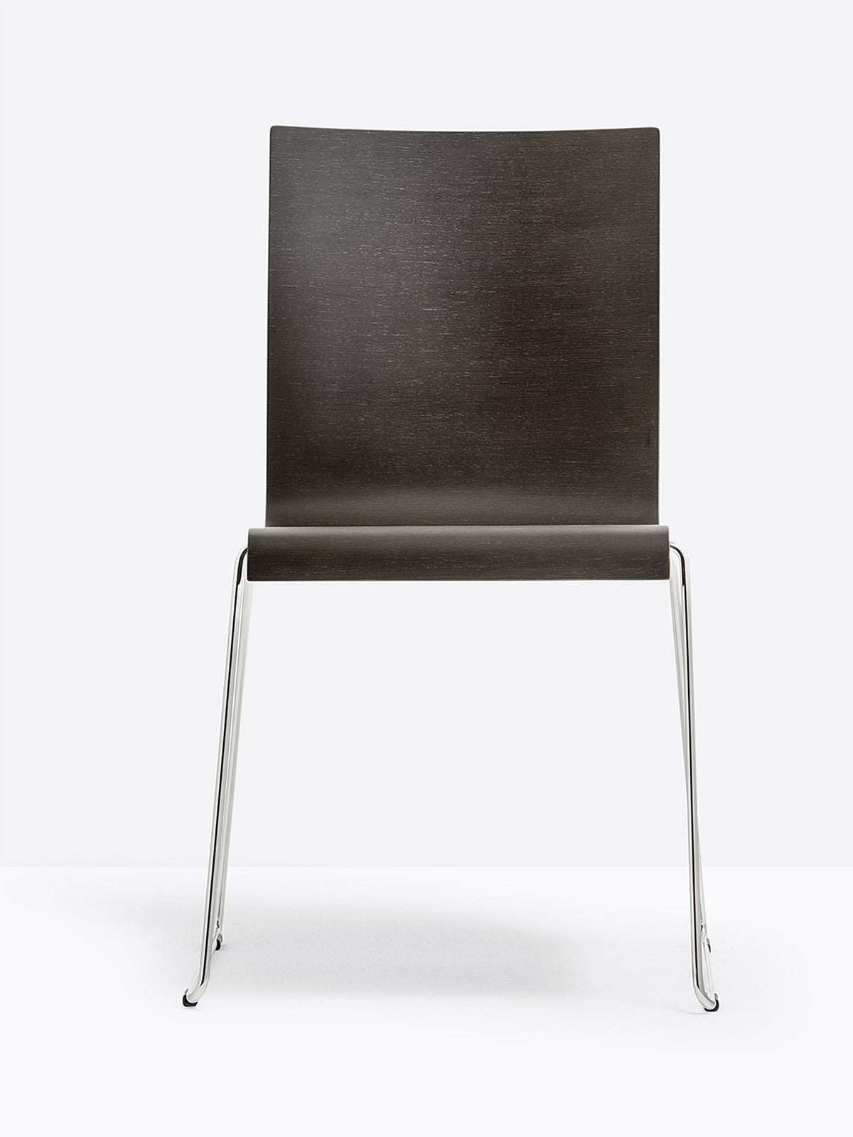 Chaise Kuadra luge 1158 / 1328 Pedrali, bois wengé