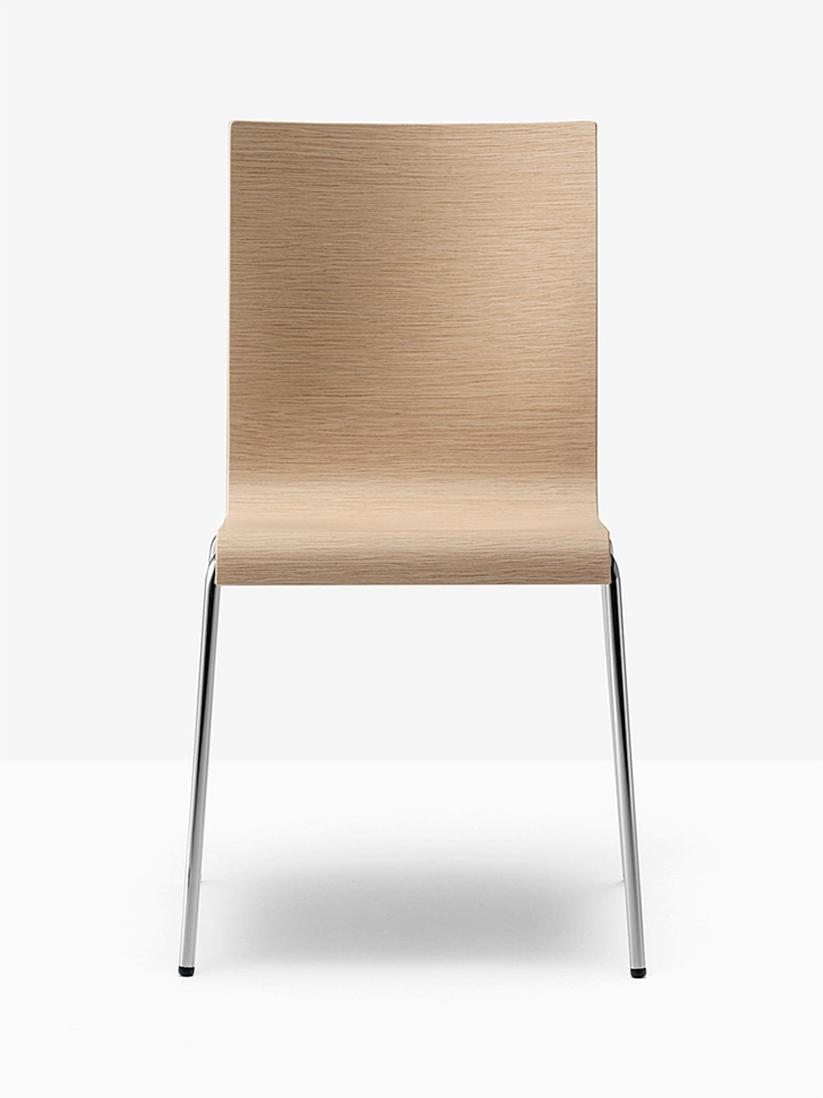 Chaise Kuadra 1151 / 1331 Pedrali, bois chêne blanchi