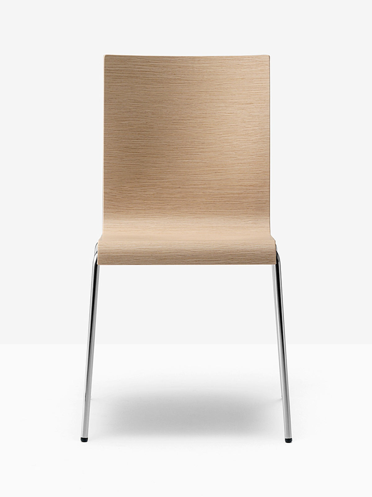 Chaise Kuadra 1151 / 1331 Pedrali, bois chêne blanchi