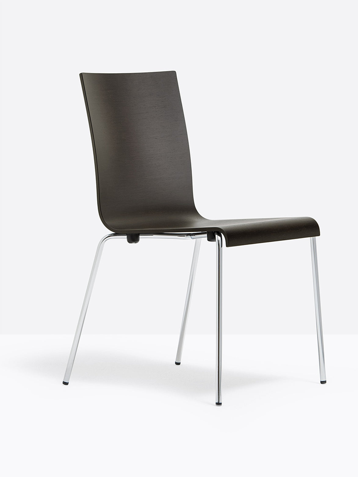 Chaise Kuadra 1151 / 1331 Pedrali, bois wengé