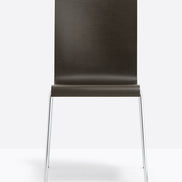 Chaise Kuadra 1151 / 1331 Pedrali, bois wengé