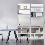 Chaise Kuadra XL 2401 / 2411 Pedrali en situation, restaurant