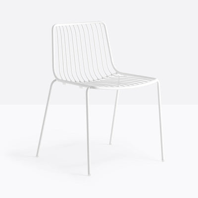 Chaise Nolita blanche vue de profil