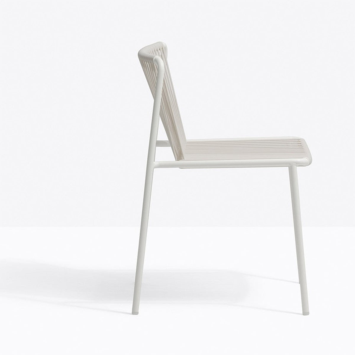 Chaise Tribeca blanche vue de dos