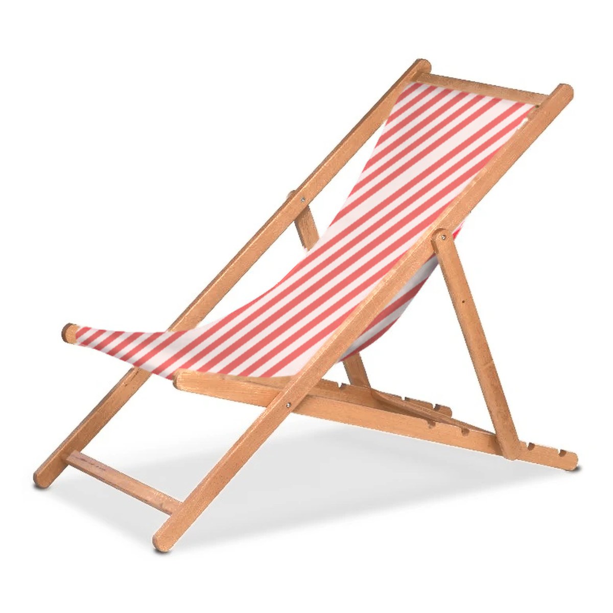 Chilienne Biarritz — huile de lin, toile Rayé blanc rouge 028