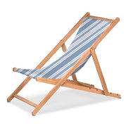 Chilienne Biarritz — huile de lin, toile Rayé multicolore bleu 153