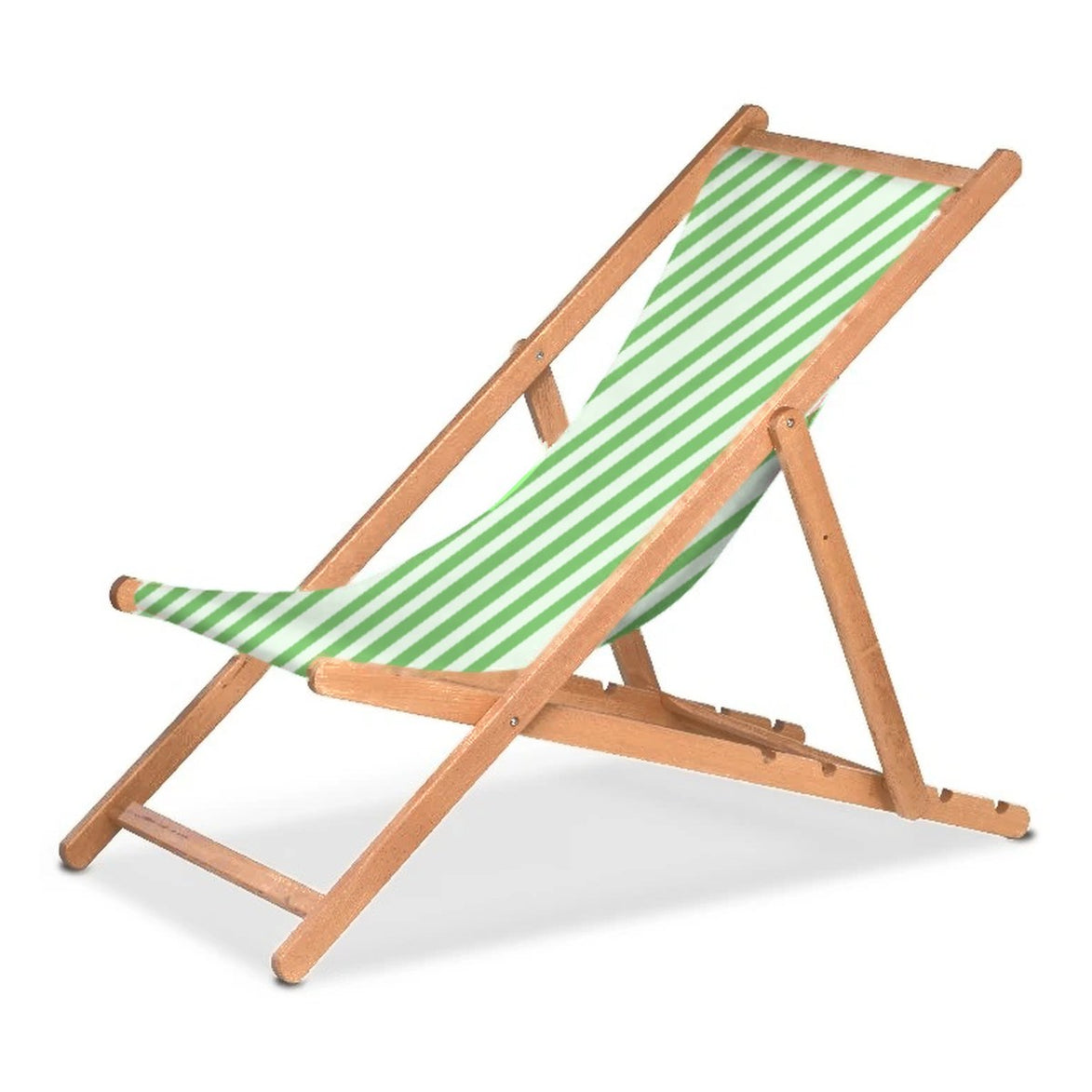 Chilienne Biarritz — huile de lin, toile Rayé blanc vert 569