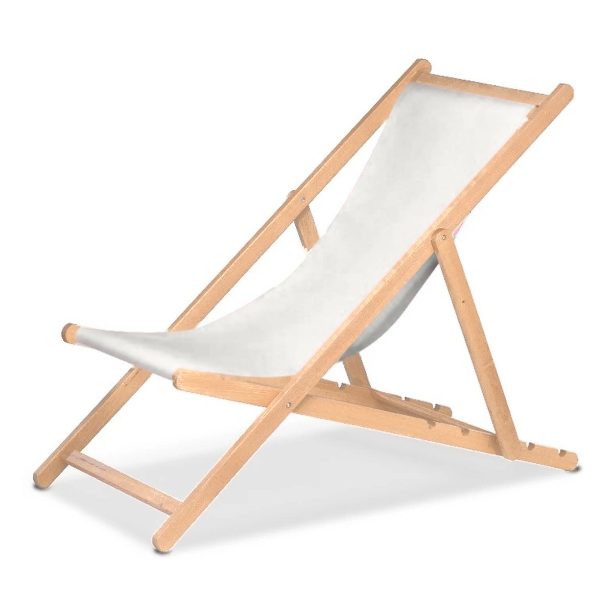 Chilienne Biarritz — vernis naturel, toile Blanc 001
