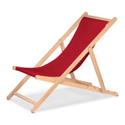 Chilienne Biarritz — vernis naturel, toile Rouge 035