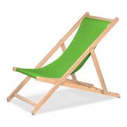 Chilienne Biarritz — vernis naturel, toile Vert pistache 064
