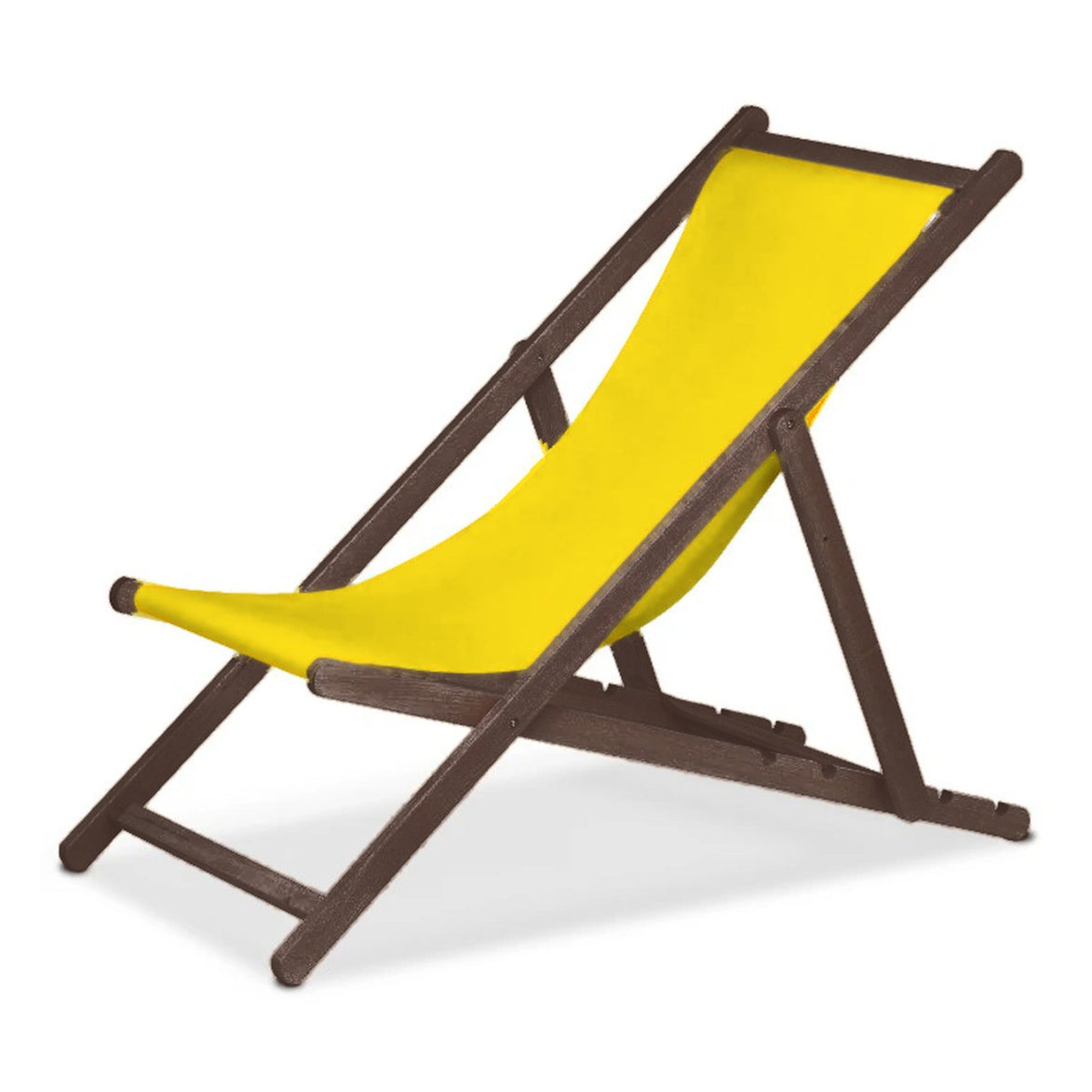 Chilienne Biarritz — vernis noyer, toile Jaune 003