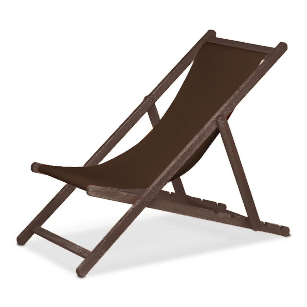 Chilienne Biarritz — vernis noyer, toile Marron 005
