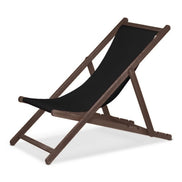 Chilienne Biarritz — vernis noyer, toile Noir 039