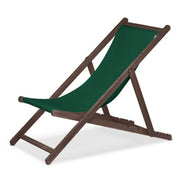 Chilienne Biarritz — vernis noyer, toile Vert 072