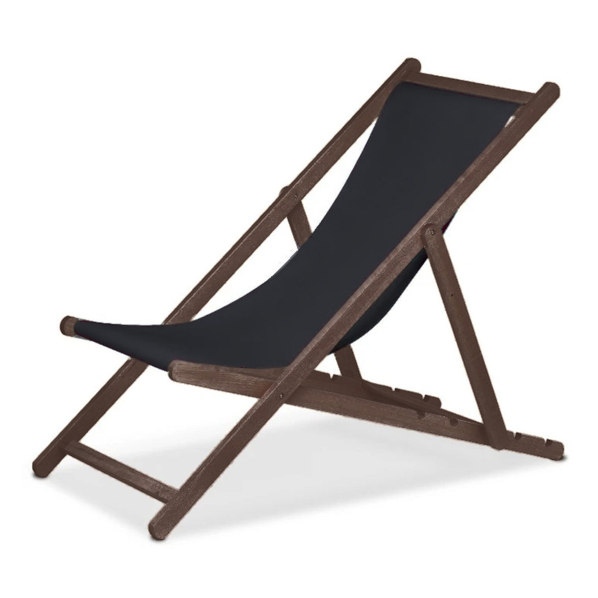 Chilienne Biarritz — vernis noyer, toile Screen noir