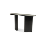 Console bureau Alrequin 140 cm à tasseaux — Noir