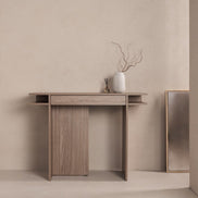 Console bureau Anso 120 cm à tiroir chêne