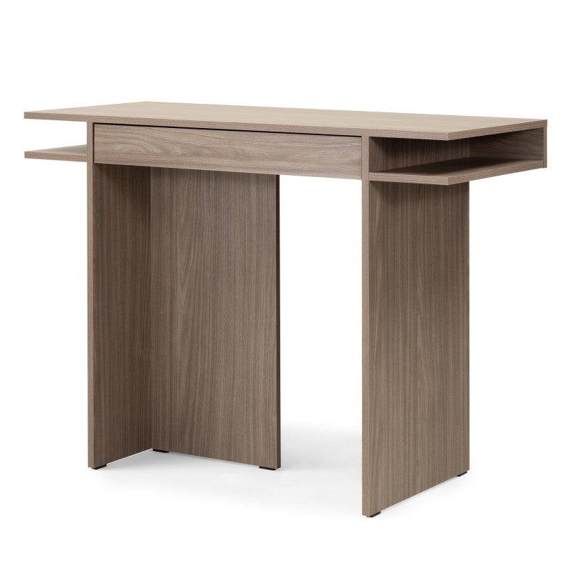 Console bureau Anso 120 cm à tiroir chêne