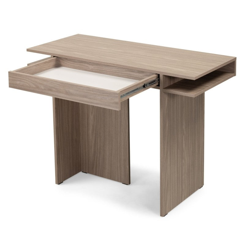 Console bureau Anso 120 cm à tiroir chêne