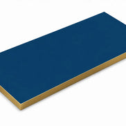 Plateau de table Capri rectangle – Chant PVC effet laiton