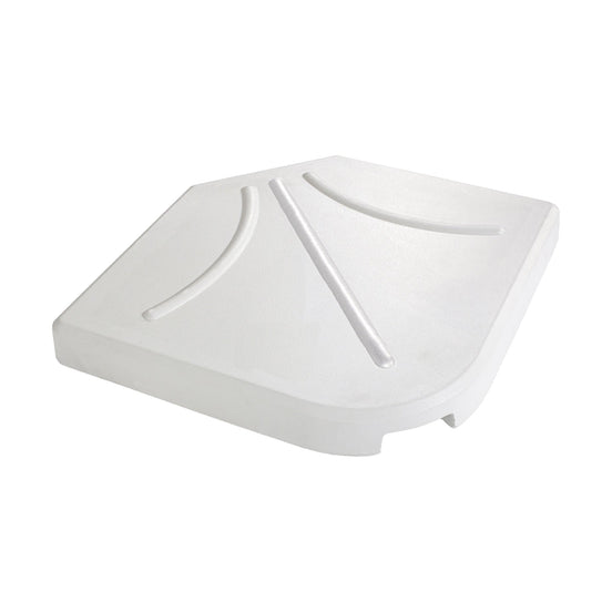 Set de 4 dalles Slab Ezpeleta blanc