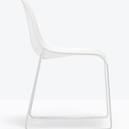 Chaise Day Dream 401 blanche vue de profil