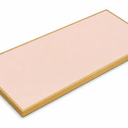 Plateau de table Capri rectangle – Chant laiton bakélisé